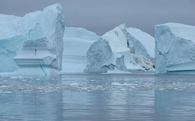 Icebergs in Northeast Greenland. ©Sandra Petrowitz