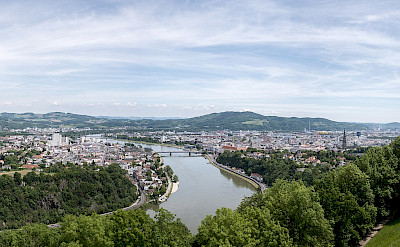 Along the Danube River in Linz, Austria. Wikimedia Commons:Thomas Ledl