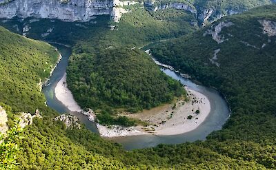 Ardeche Gorge, France bike boat tours. Unsplash:Zdenek Machacek