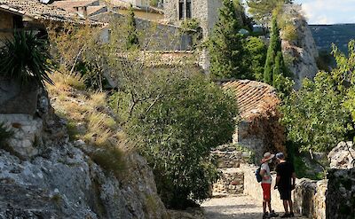 Walking along a cobbled road in Ardèche, France. Unsplash:Laura V