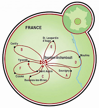 Southern Burgundy Map