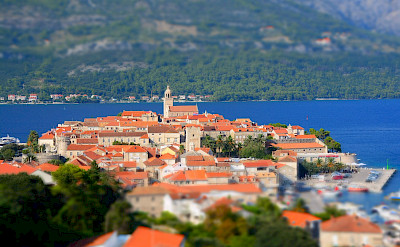 Your boat will sail to Korčula Island for some cycling. Flickr:Paul Arps