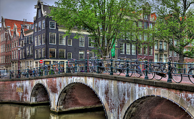 Bike rest in Amsterdam, North Holland, the Netherlands. Flickr:vgm8383