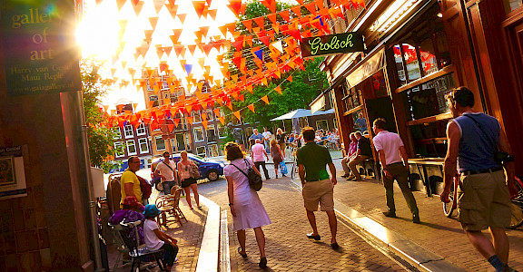 Orange is Holland's signature color! Amsterdam, North Holland, the Netherlands. Flickr:Moyan Brenn