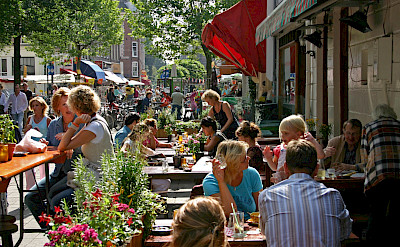 Lunch in Amsterdam, the Netherlands.