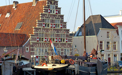Old Harbor in Leiden, South Holland, the Netherlands. Flickr:Roman Boed