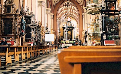 Grand church in Gdansk, Poland.