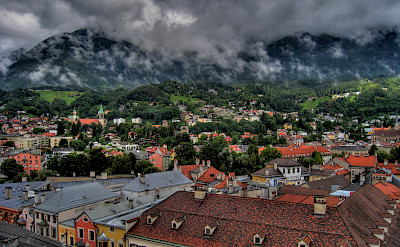 Innsbruck from the City Tower in Tyrol, Austria. Flickr:Razvan Orendovici
