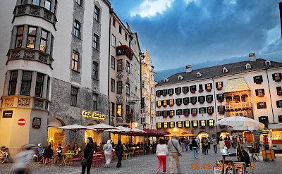 Innsbruck along the Inn River, Tyrol, Austria. Flickr:CostelSlincu