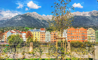 Along the Inn River in Innsbruck, Austria. Flickr:r chelseth 47.277617206711355, 11.399690506025284