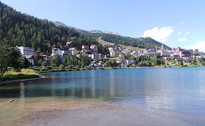 St Moritz along the lake in Switzerland. Flickr:Luca Viscardi