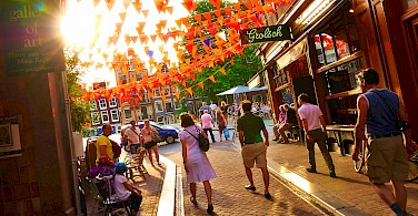 Lovely summertime in Amsterdam, North Holland, the Netherlands. Photo via Flickr:Moyan Brenn