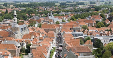 View from the belfry in Zierikzee, Zeeland, the Netherlands. Photo via Flickr:Jose Maria Barrera Cabanas