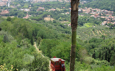 Funicular in Montecatini Terme, Tuscany, Italy. Photo via Flickr:Jackie Proven