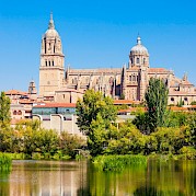 Hike & Boat in the Douro Valley & Salamanca - Reflections of trees on the river, Salamanca, Portugal. Unsplash:Getty Images 40.964934, -5.663263