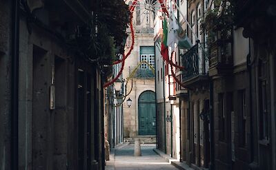 Side street in Guimaraes, Portugal. Unsplash:Edgar