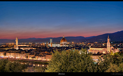View from Piazzale Michelangelo in Florence, Italy. Flickr:Joe deSousa 43.762829, 11.265020
