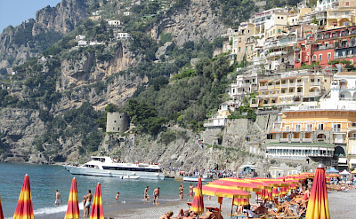 Positano along the Amalfi Coast in Italy. Flickr:Eguide Travel