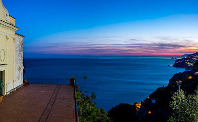 Sunset over Salerno on the Amalfi Coast in Italy. Flickr:Giuseppe Milo