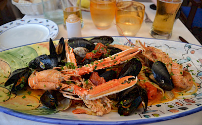 Seafood pasta - along the Amalfi Coast, Italy. Flickr:Annie and Andrew