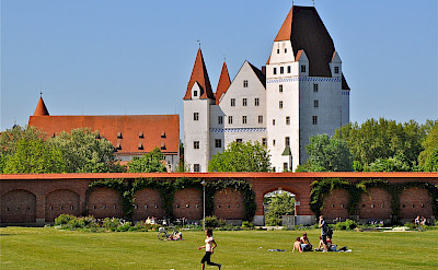 Another castle on this Germany bicycle tour: Neues Schloss in Ingolstadt. Photo via Flickr:Robert Lesti