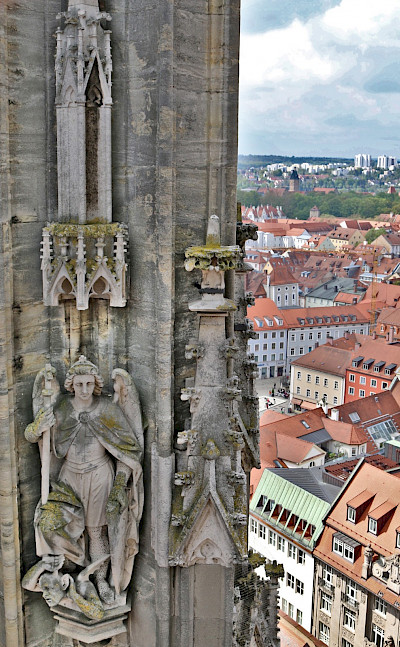 View from Dom in Regensburg, Germany. Photo via Flickr:Thomas Kraus