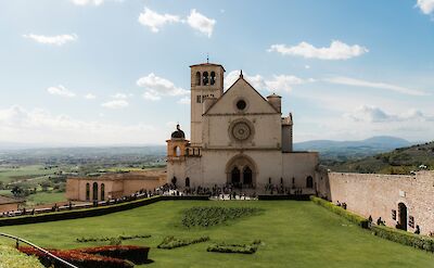 The Basilica of Saint Francis of Assisi, Umbria, Italy. Unsplash@Daniel J Schwartz
