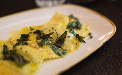 Fresh mushroom pasta. Unsplash@Janesca