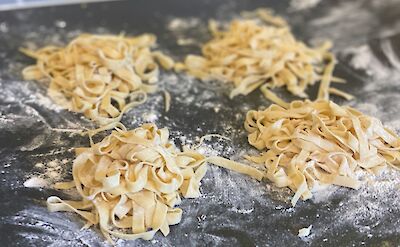 Freshly made pasta. Unsplash@Sannah Vinding