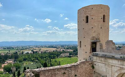 Views from the castle in Spello, Italy. Unsplash@Alessio Patron