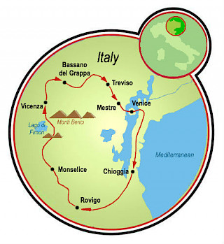 Venetian Highlights Map
