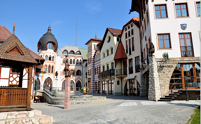 Crazy architecture in Komarno in Slovakia. Flickr:Janos Korom Dr.
