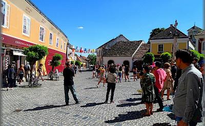 Square gathering in Szentendre, Hungary. Flickr:Jose A.