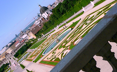 Gardens at the Belvedere Castle in Vienna, Austria. Photo via Flickr:renate dodell