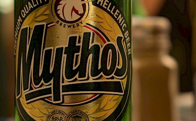Mythos, Greek beer in Athens, Greece. Flickr:Chris Brooks