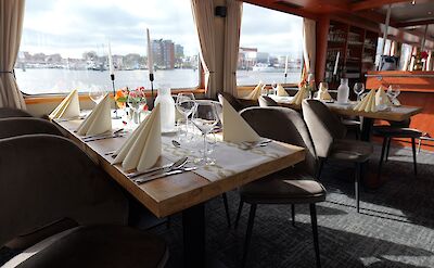 Dining area | Fluvius | Bike & Boat Tour