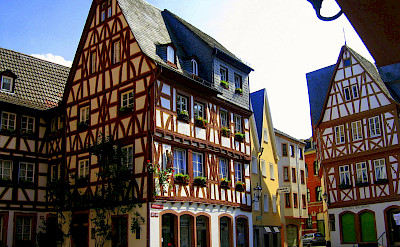 Mainz is known for its many gorgeous half-timbered houses!