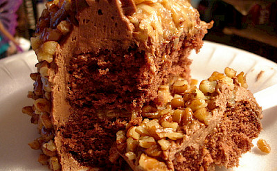 German chocolate cake! Photo via Flickr:callme_crochet