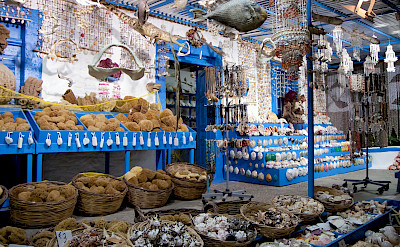 Natural sponges & other souvenirs on Kos Island in the South Greek Aegean Sea. Flickr:Eric Borda
