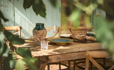 Lunch outside. France bike tour. Unsplash@Curated Lifestyle