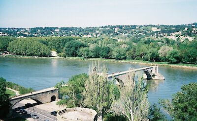 River of Avignon from above, France bike tour. Unsplash@Hong Zhao