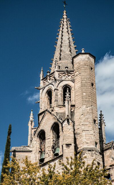 Tower in Avignon, France bike tour. Unsplash@Jossuha Theophile