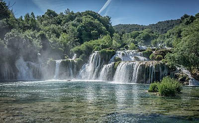 Krka Waterfall & National Park in Croatia.
