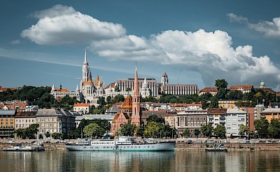 Danube River through Buda & Pest in Hungary. Flickr:zczillinger