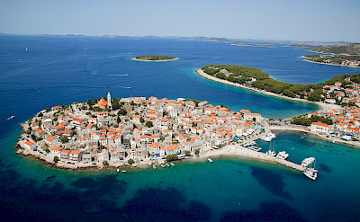 View of Primošten, Dalmatian Coast, Croatia. Flickr:Hotel Zora Primošten