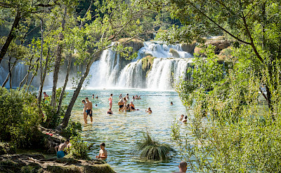Waterfalls in Skradin, Croatia. Flickr:Luca Sartoni