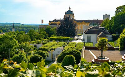 Beautiful gardens in Melk, Austria. Unsplash@Scorn Pion