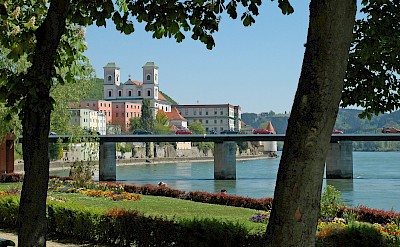 Passau, the "Three River City" in Germany near the Austrian border