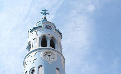 Blue Church of Bratislava, Slovakia. Unsplash@David Tomaseti