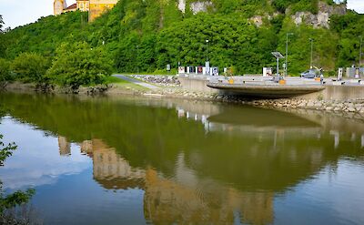 Reflection of Melk Abbey in the river, Austria. Unsplash@Scorn Pion